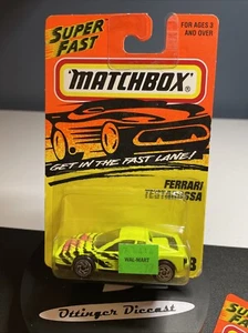 Matchbox 1996 SUPER FAST Ferrari Testarossa 78/100 - Picture 1 of 11