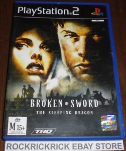 PLAYSTATION 2 GAME BROKEN SWORD THE SLEEPING DRAGON PAL INCLUDES MANUAL - Picture 1 of 3