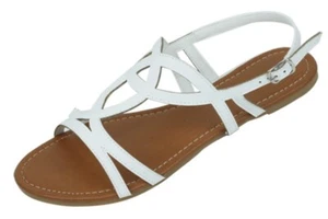 New Starbay Women's Fashion white flat slide Sandals #2226 US size 8 - Picture 1 of 1
