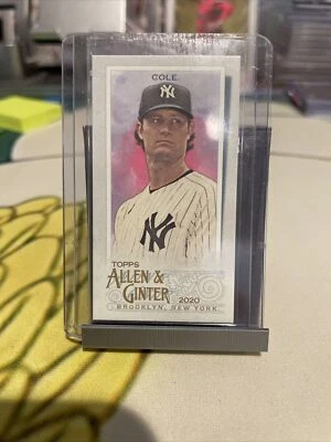 2020 Allen And Ginter Gerrit Cole Mini Brooklyn Back 8/25 Hand #’d - Image 1 of 2