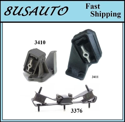 3PCS MOTOR & TRANS MOUNT FIT 2013-2018 RAM 2500, 3500 6.7L - Изображение 1 из 4
