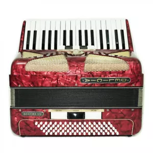 Vintage Lignatone Delicia Accord VII Piano Accordion 80 Bass Czechoslovakia 2552 - Picture 1 of 13