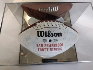 Autografo 49ers Wilson Football '99 Steve Young, Jerry Rice, Terrell Owens - Foto 1 di 14