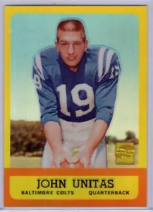 2000 Topps Chrome Unitas Reprints Refractors #R7 Johnny Unitas 1963 - Picture 1 of 1