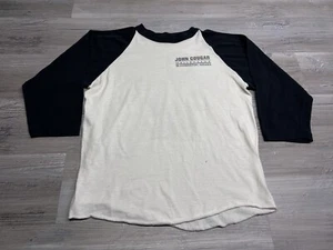 Vintage 80s John Cougar Mellencamp American Fool T-Shirt Gr. Medium Raglan Faded - Bild 1 von 6
