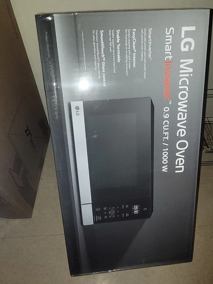 LG 0,9 куб. Футы Микроволновая печь на столешнице из нержавеющей стали - Изображение 1 из 1