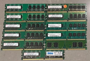 Lot of 11 Mixed Hynix Dell Desktop Memory - Picture 1 of 1