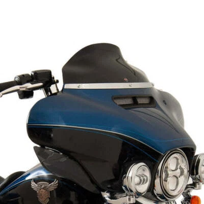 Parabrisas negro liso acampanado Klock Werks 4" Harley Street Glide 2014-23 FLHX Foto 1 de 2