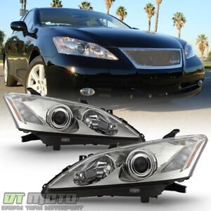 For 2007 2008 2009 Lexus ES350 Halogen Model Headlights Headlamps Set Left+Right