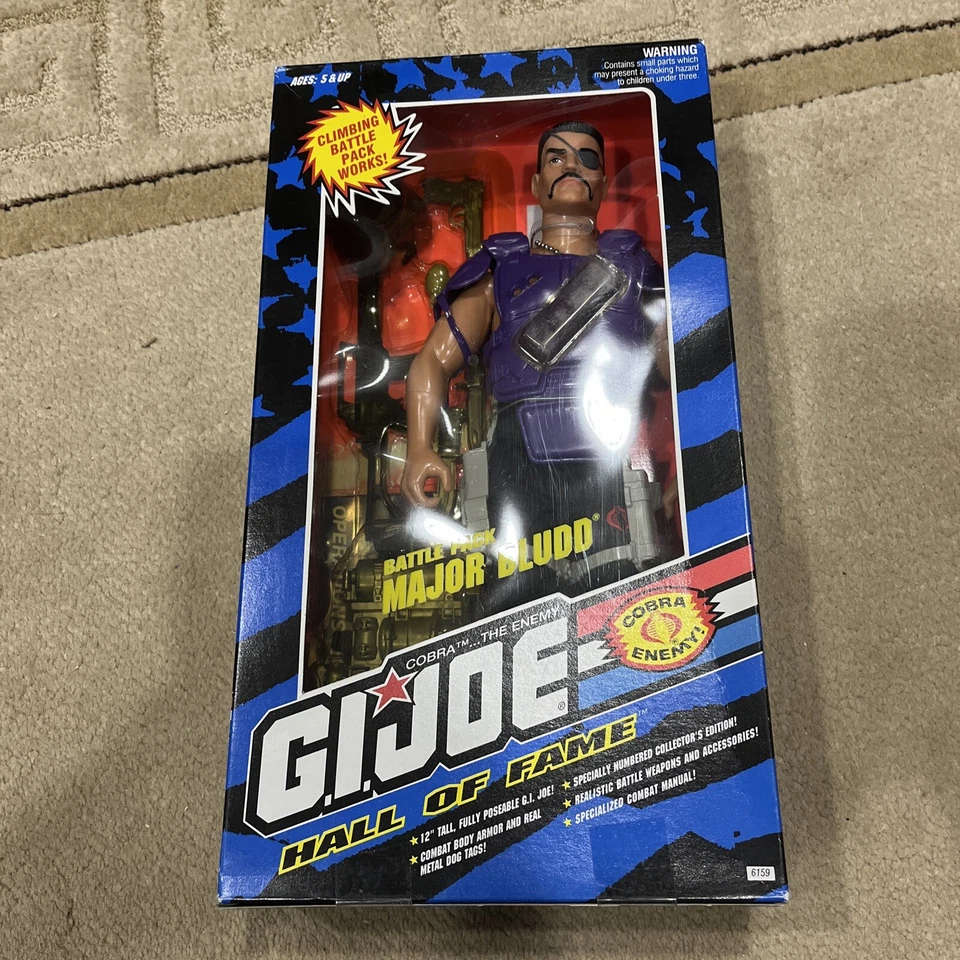Gi Joe 1993 Battle Pack Major Bludd Hall of Fame Action Figure 12 Inch 6159