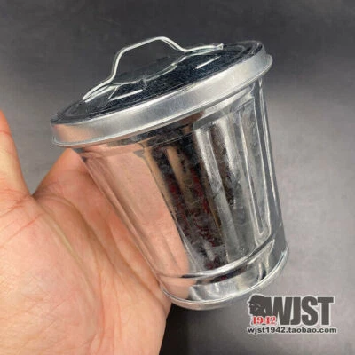 Bote de basura escala 1/6 modelo metal para accesorios de escena de figura de 12" Foto 1 de 4