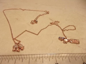Collar Colgante Kate Spade Oro Rosa Pequeño Diseño Elefante Pavé - Imagen 1 de 10