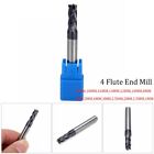For Steel And Wood Milling Cutter Drill End Mill 1pcs 4 Flute HPC Solid Carbide