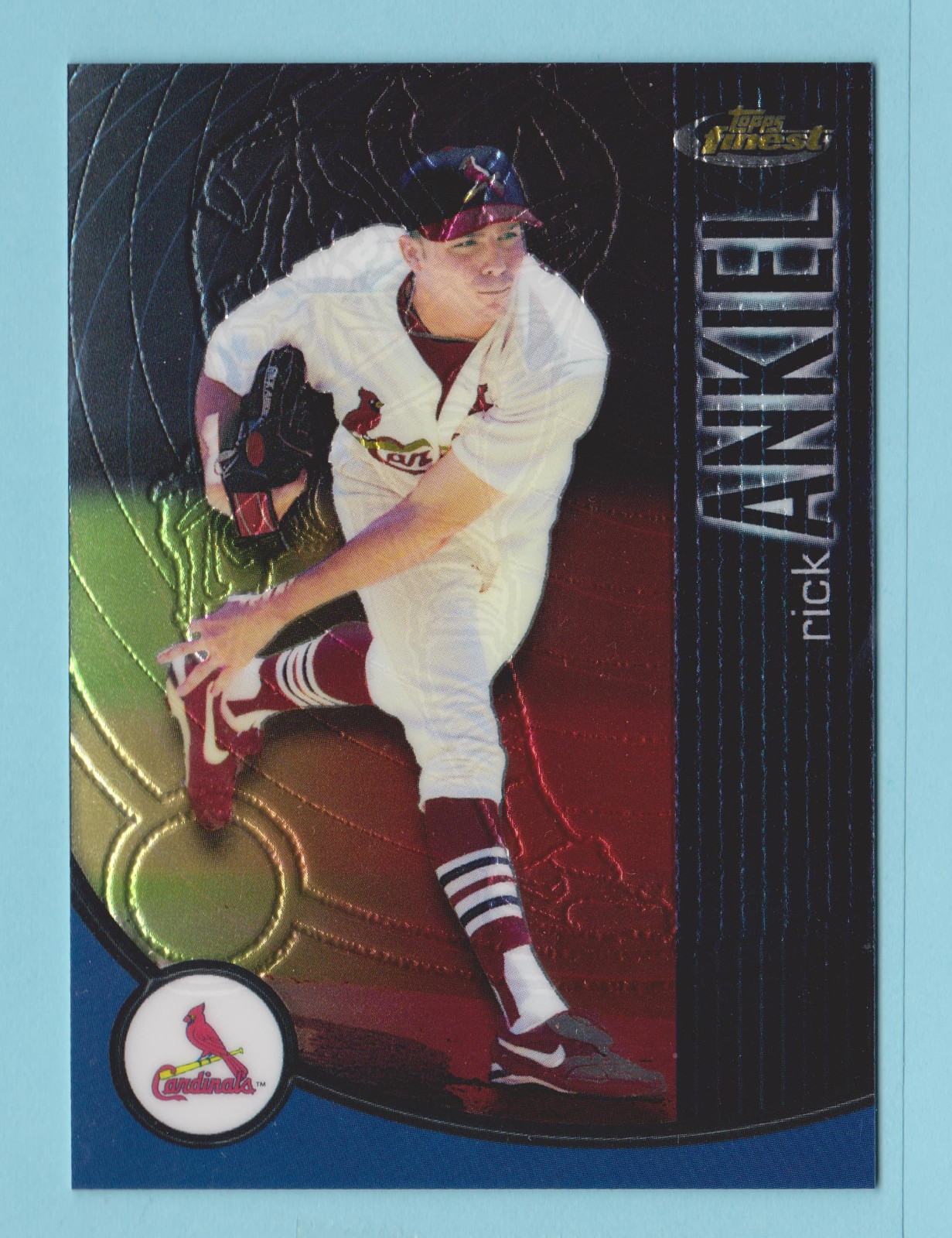 2001 Topps Finest Rick Ankiel St Louis Cardinals #18
