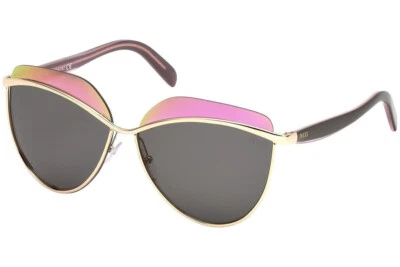 Auténticas gafas de sol EMILIO PUCCI EP52 28C oro rosa brillante/gris - 60 mm (20-4) Foto 1 de 4