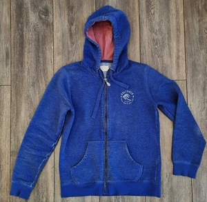 SALTROCK LADIES HOODIE - Size 10 - Blue - Distressed - Zip - Pockets - Hood - Picture 1 of 7