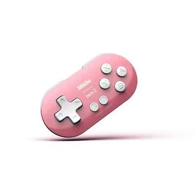 Gamepad Bluetooth 8BitDo Zero 2 para Switch, PC y Android (Rosa) Foto 1 de 4