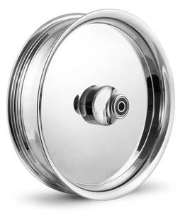 DNA "SMOOTHIE" CHROME FORGED BILLET 16" X 3.5" REAR HARLEY TOURING WHEEL - Picture 1 of 1