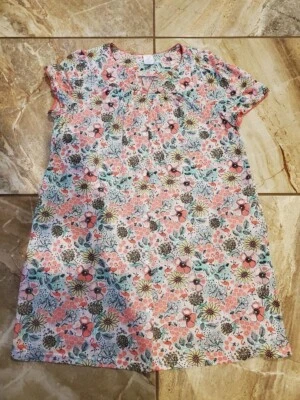 Secret Treasures Pink Blue Yellow Robe Nightgown Housecoat 2X Flamingo 18 20W - Image 1 of 4