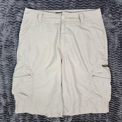 复古 Fox Head 赛车短裤男式 32 宽松货物刺绣标志 Y2K 摩托车越野赛 — 第 1/4 张图片