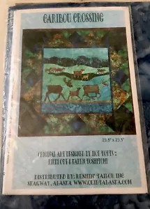 Caribou Crossing Quilt KIT cut ~assemble ~sew NEW Sealed Package 23.5”X23.5” - Bild 1 von 3