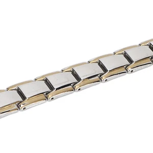 Bracciale Magnetico In Acciaio Titanio Uomo Donna Bracciale Magnetico Hoi DB3 - Foto 1 di 12