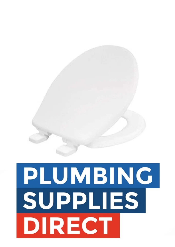 Carrara & Matta - York Sta-Tite Soft Close Plastic White Seat - 108070000