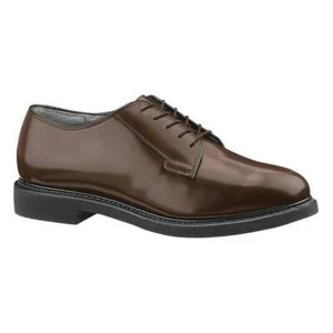 NEW Bates E00082 Men's Lites BROWN Leather Uniform Oxford Shoes 15-3E extra wide - Picture 1 of 9