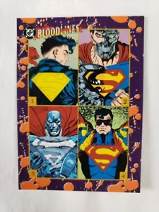 Carta promozionale DC Comics Bloodlines #Nessun numero Skybox 1993 Superman of Steel - Foto 1 di 6