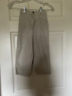 Khakis Genuine Sonoma Jean Co Boys Pants Size 5 Elastic Waistband Fair Condition - Image 1 of 2