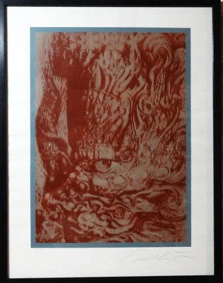 Ernst FUCHS (1930-2015) Farb-Siebdruck~2000: MORDECAI (Biblische Gestalt) - Bild 1 von 4