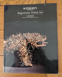 SOTHEBYS AUCTION CATALOGE - Important Tribal Art 1986 - Picture 1 of 8