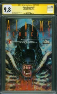Aliens: Genocide 1 CGC SS 9.8 Suydam 11/1991 Dark Horse - Bild 1 von 2