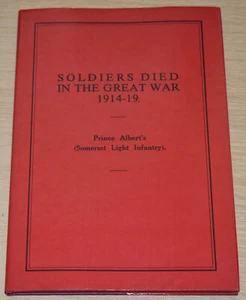 PRINCE ALBERT SOMERSET LIGHT INFANTRY SOLDIERS KILLED WW1 First World War Part18 - Bild 1 von 1