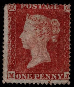 1854 1d Red C1 SG 17 MJ Very Good Mint No Gum Cat. £375.00 - Picture 1 of 1