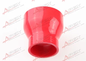 3 Ply 3.5" To 2.5'' inch Straight Reducer 76.2mm Silicone Hose Coupler Pipe Red - Bild 1 von 3