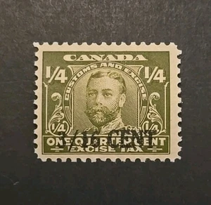 Canada VanDam FX21 Excise King George V 1915 F-VF MNH - Picture 1 of 1