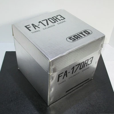 SAITO FA-170R3 27.8cc 3cylinder radial 4 stroke glow engine with muffler New - Image 1 of 4