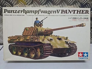 TAMIYA 1/35 MOTORIZZATO MT123 PANTHER V CARRO ARMATO TEDESCO PANZERKAMPFWAGEN model kit - Foto 1 di 3