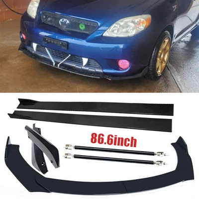 Front Rear Bumper Lip Splitter Spoiler Side Skirt For Toyota Highlander Foto 1 de 4