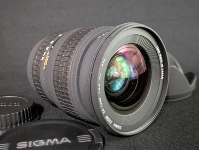 Sigma 24-70mm F/2.8 EX Aspherical DG Lens For Canon EF -Excellent w/Hood- Japan - Image 1 of 4