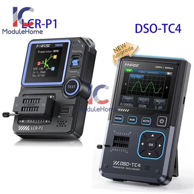 FNIRSI DSO-TC4 Digital Oscilloscope Transistor Tester Signal Generator HOT - Image 1 of 4