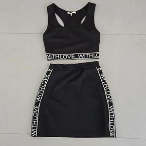 Set minigonna e top in neoprene Maje Just With Love nuovi taglia XS - Foto 1 di 7