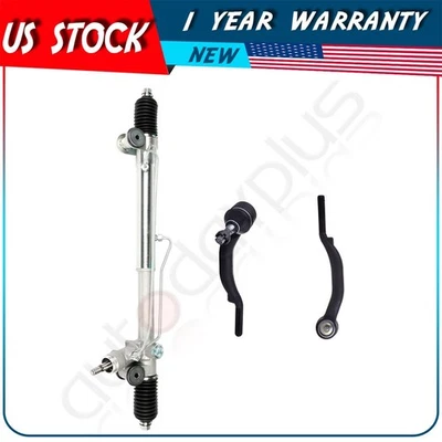 Steering Rack and Pinion + Tie Rods for 2003-2009 Chevy Trailblazer GMC Envoy - Image 1 of 4