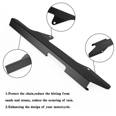 Sprocket Chain Guard Protector Cover For HONDA CBR 600 F4 F4i 1999-2006 Black — 第 1/4 张图片