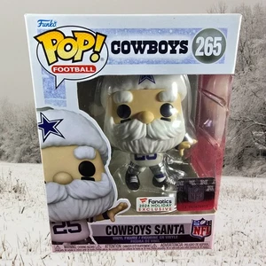 Cowboys Santa fanatics exclusive funko # 265 (nib)With Pop Protector  - Picture 1 of 7