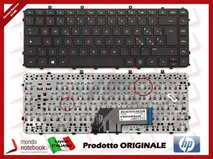 Clavier Notebook HP Sleekbook Envy 6-1000 4-1000 4-1100 4-1200 (Avec Frame) It - Afbeelding 1 van 1
