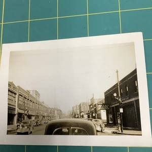 Vintage B/W Photo Business District 1940’s Kansas City History.  - Picture 1 of 8
