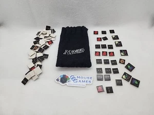 MTG Felt Dice Bag Fallen Empires Punchout Tokens 90's Vintage Comic *CCGHouse* - Picture 1 of 5