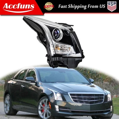 Passenger/Right Side Headlight Projector Fit For Cadillac ATS 2013-2018 Halogen - Image 1 of 4